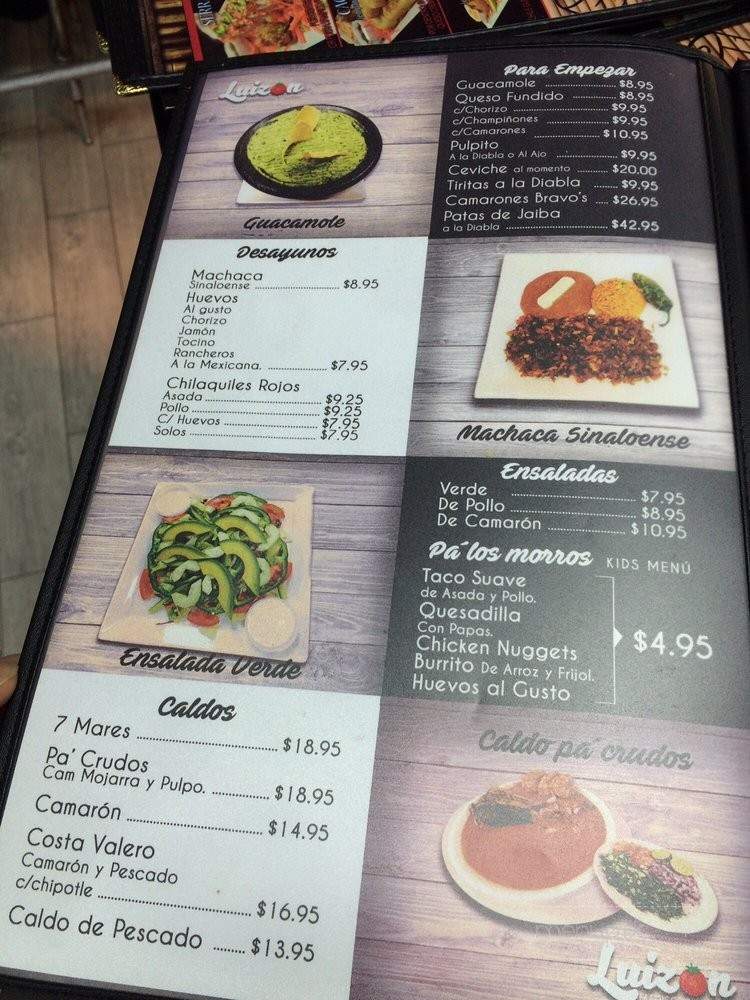 Luizon Mariscos y Sushi - Pomona, CA menu_pic