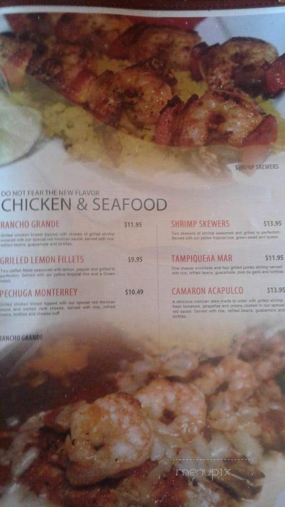 Rancho Grande - Palestine, TX menu_pic