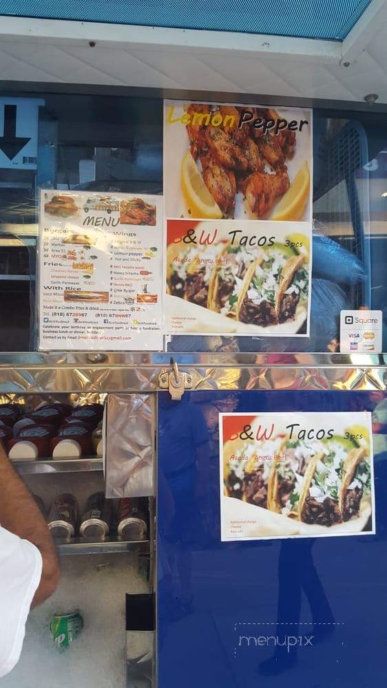 B & W - Encino, CA menu_pic