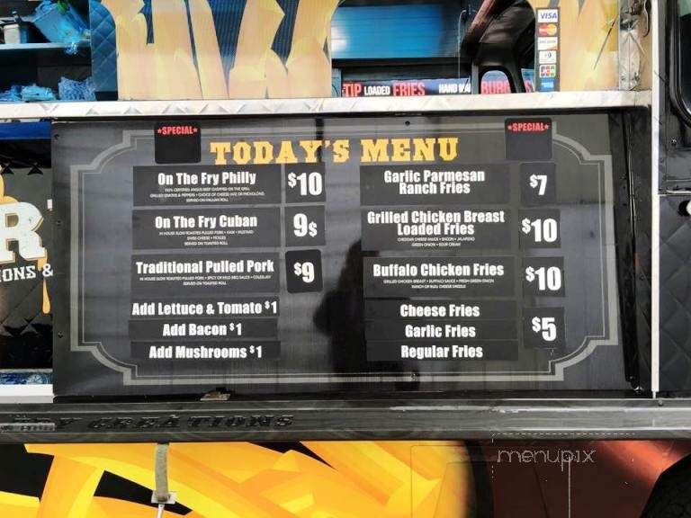 On The Fry - Sacramento, CA menu_pic