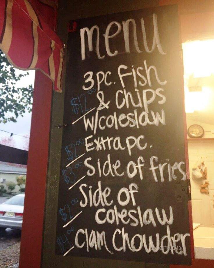 Arlo's Fish & Chips - Portland, OR menu_pic