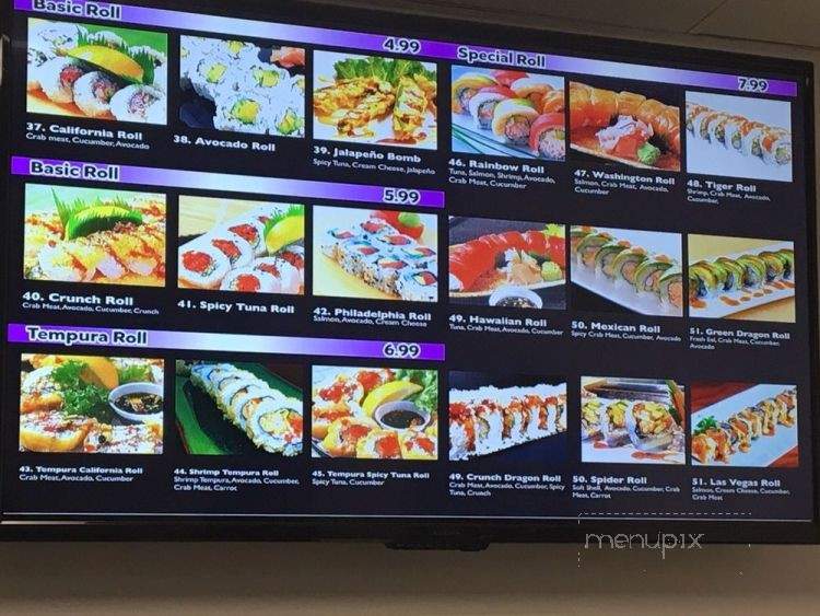 Menu Of Samurai Sushi Grill In Perris Ca 92571