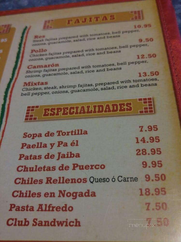 Acapulco Restaurant - Montgomery, IL menu_pic
