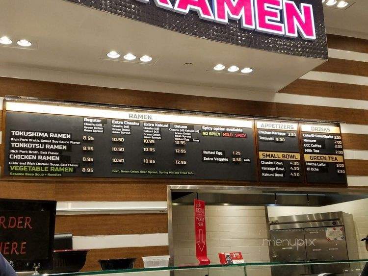 MEN OH Ramen - Santa Clara, CA menu_pic