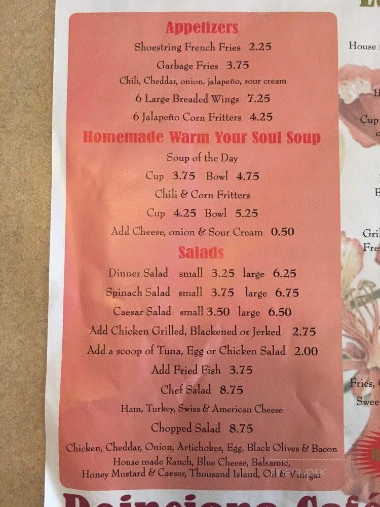 The Poinciana Cafe - Fort Pierce, FL menu_pic