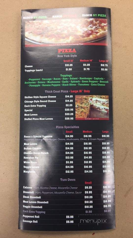 /29322590/Rasco-NY-Pizza-Menu-Boonsboro-MD - Boonsboro, MD