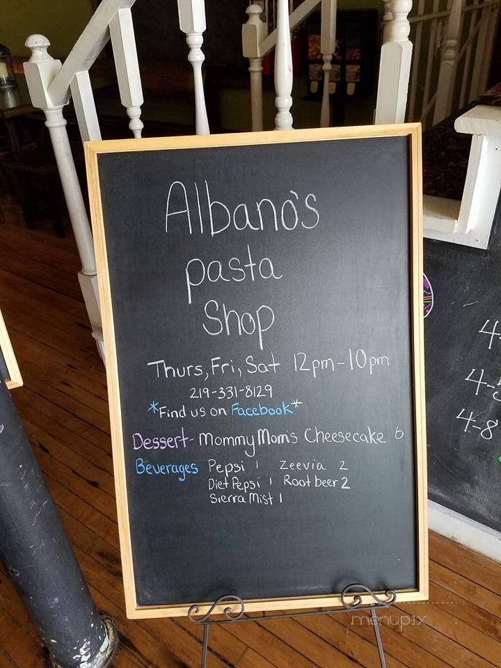 Albano's Pasta Shop - Chesterton, IN menu_pic