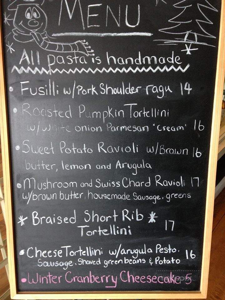 Albano's Pasta Shop - Chesterton, IN menu_pic