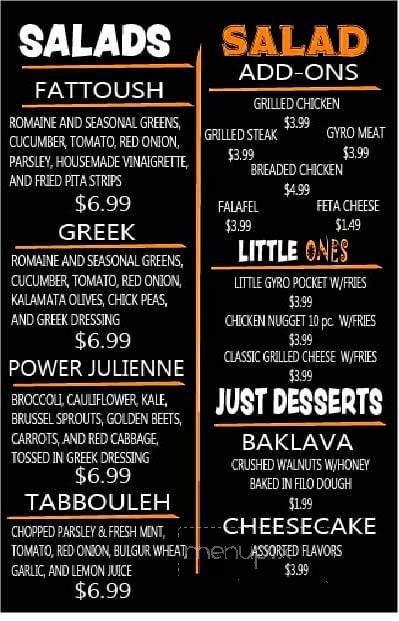 Eureka Gyro - Monroe, MI menu_pic