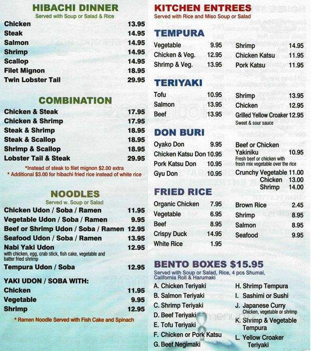 Hiroto Japanese Restaurant - Brooklyn, NY menu_pic