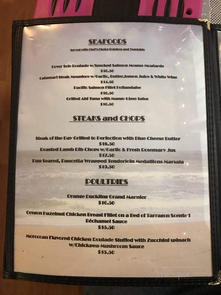 JJ Ho Cafe International - Newport, OR menu_pic