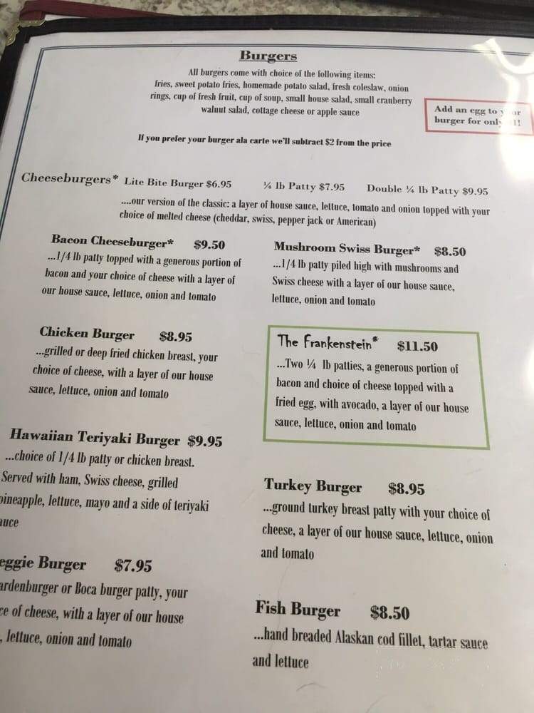 The Stilly Diner - Arlington, WA menu_pic