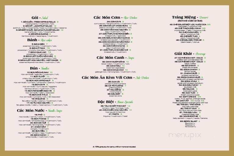 Hoa Nguyen - Westminster, CA menu_pic