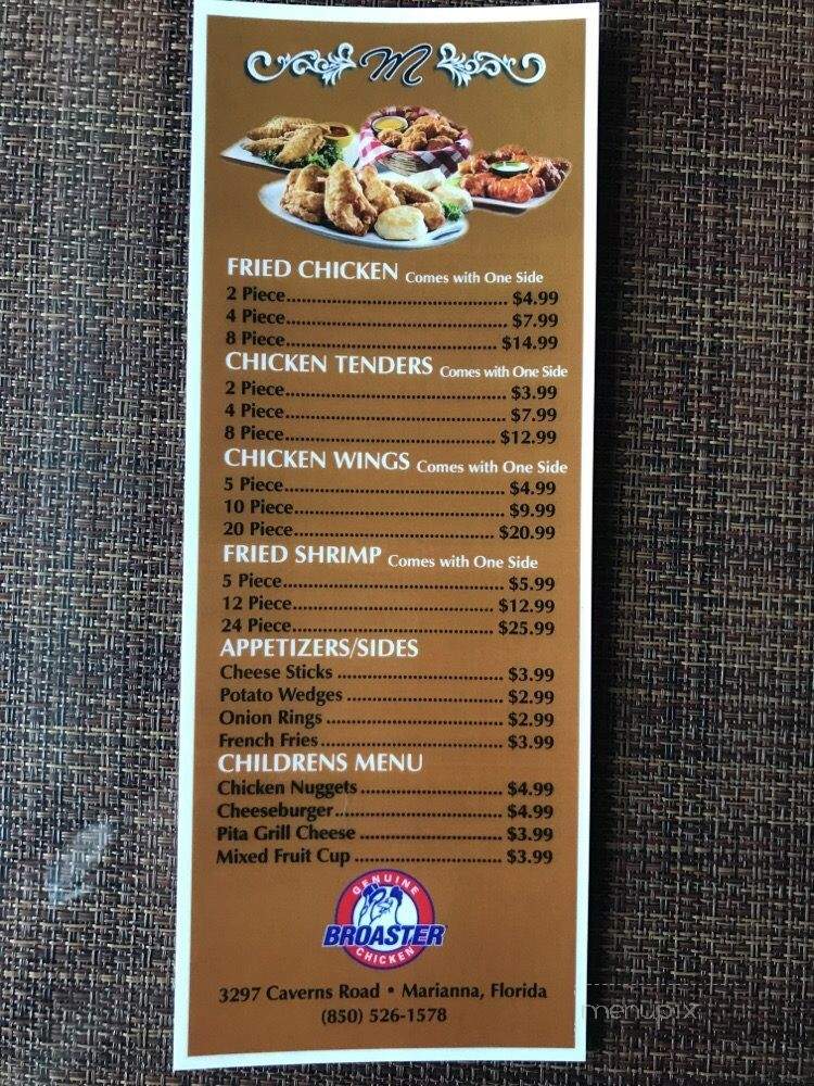 Mashawy Grill - Marianna, FL menu_pic