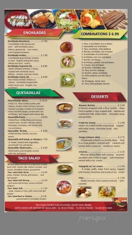 Los Amigos Mexican Grill - Hamilton, AL menu_pic