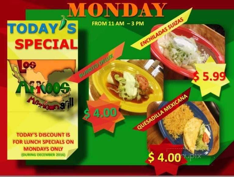 Los Amigos Mexican Grill - Hamilton, AL menu_pic