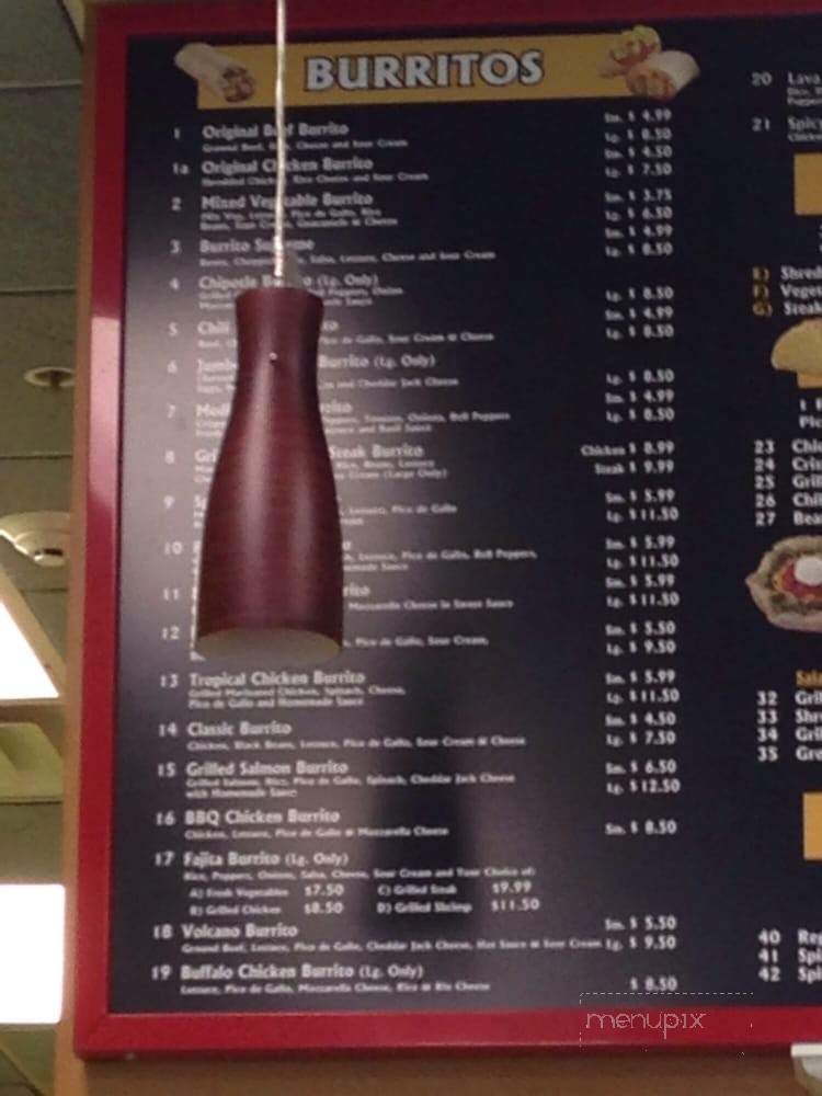 Burrito Palace and Grill - Miller Place, NY menu_pic