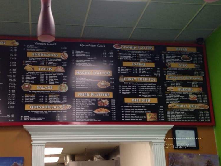 Burrito Palace and Grill - Miller Place, NY menu_pic