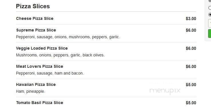 Pizza On the Beach - Lauderdale-by-the-Sea, FL menu_pic