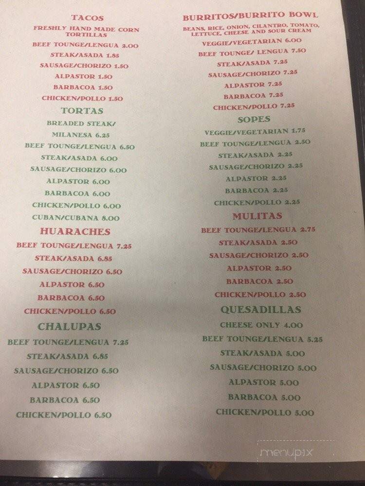Rabadan's - Buford, GA menu_pic