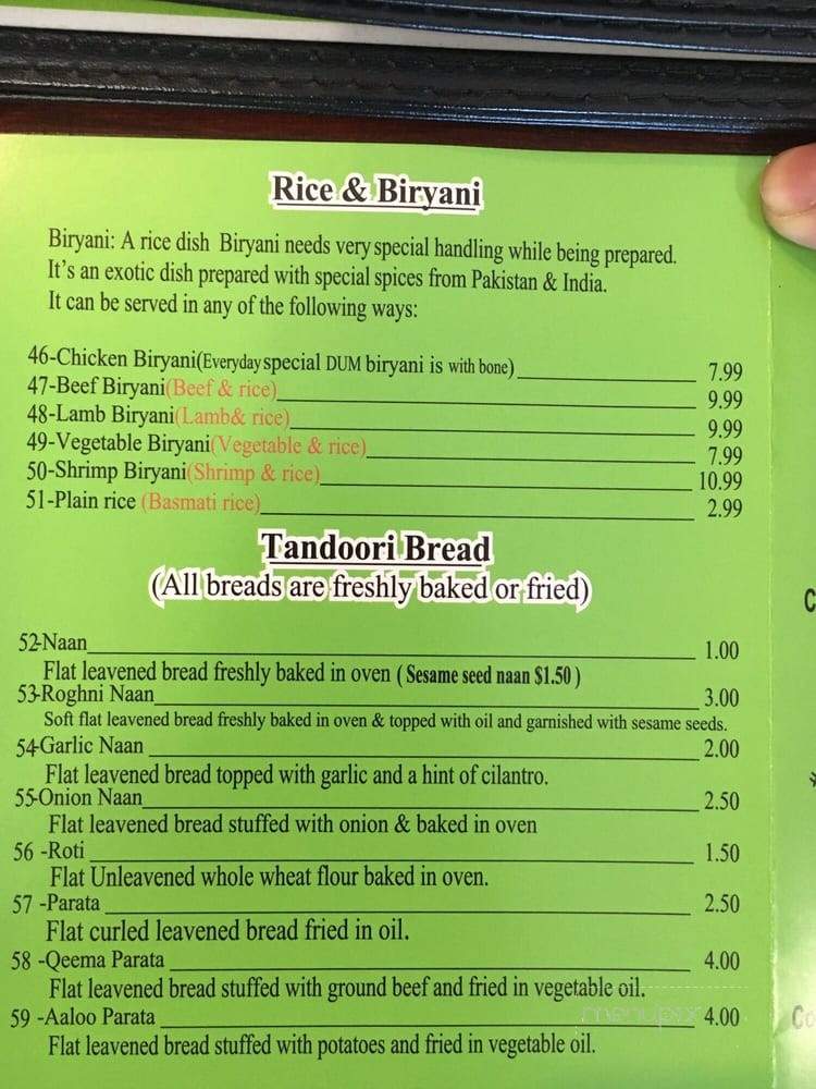 Chargha House - Culver City, CA menu_pic