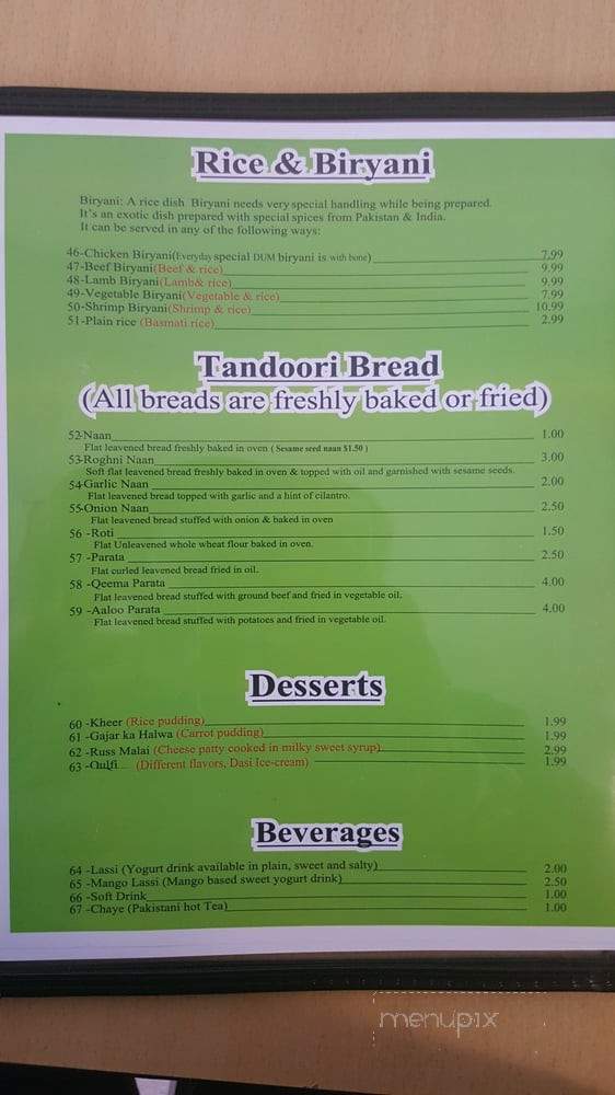 Chargha House - Culver City, CA menu_pic