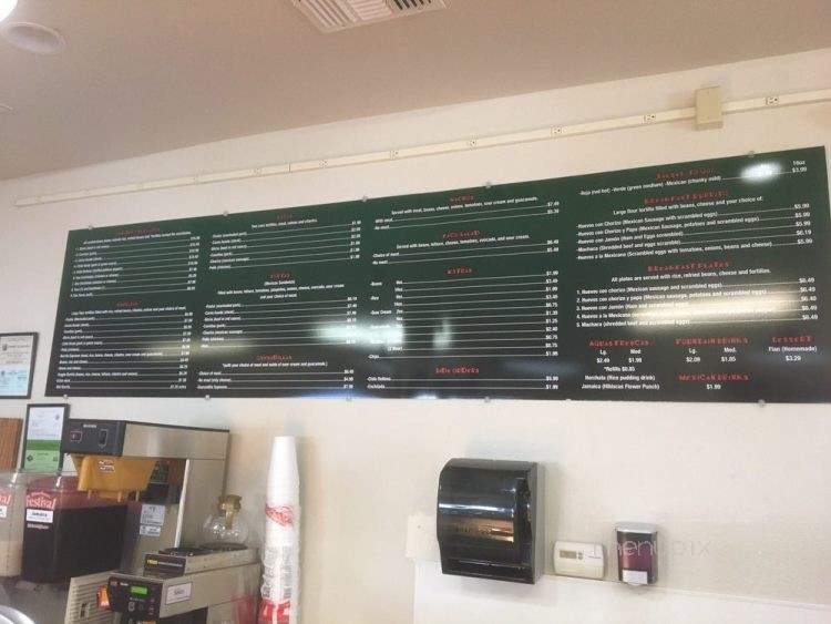 El Zarape Mexican Food - Redding, CA menu_pic