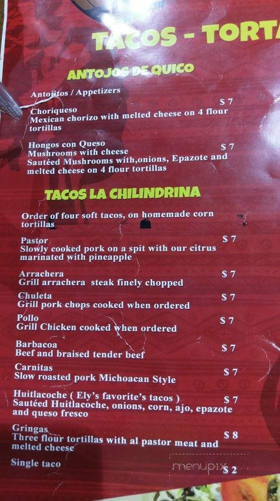 Tacos La Vecindad - Garland, TX menu_pic