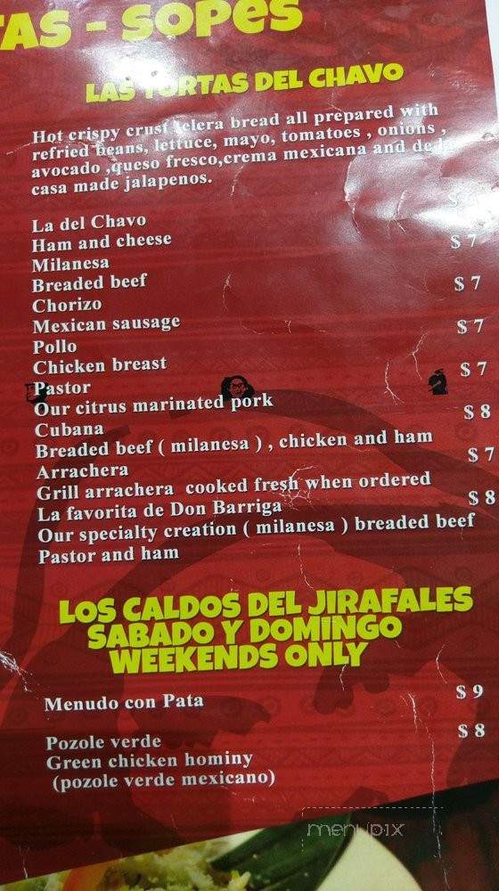 Tacos La Vecindad - Garland, TX menu_pic