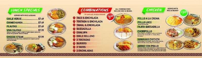 Viva Mexico - Des Moines, IA menu_pic