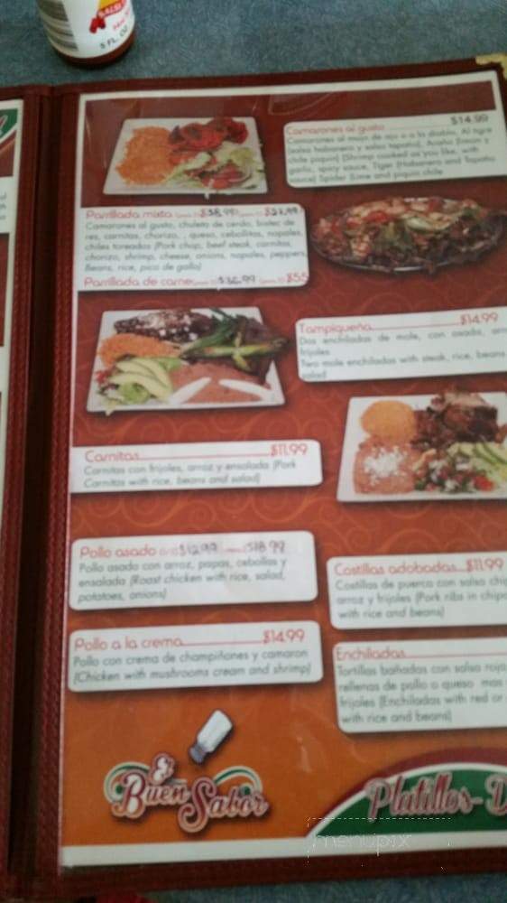 El Buen Sabor Restaurant - Saint Paul, MN menu_pic