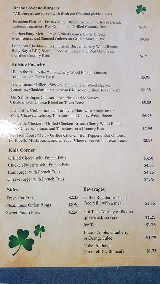 Murphy's Homestyle - New Cumberland, PA menu_pic