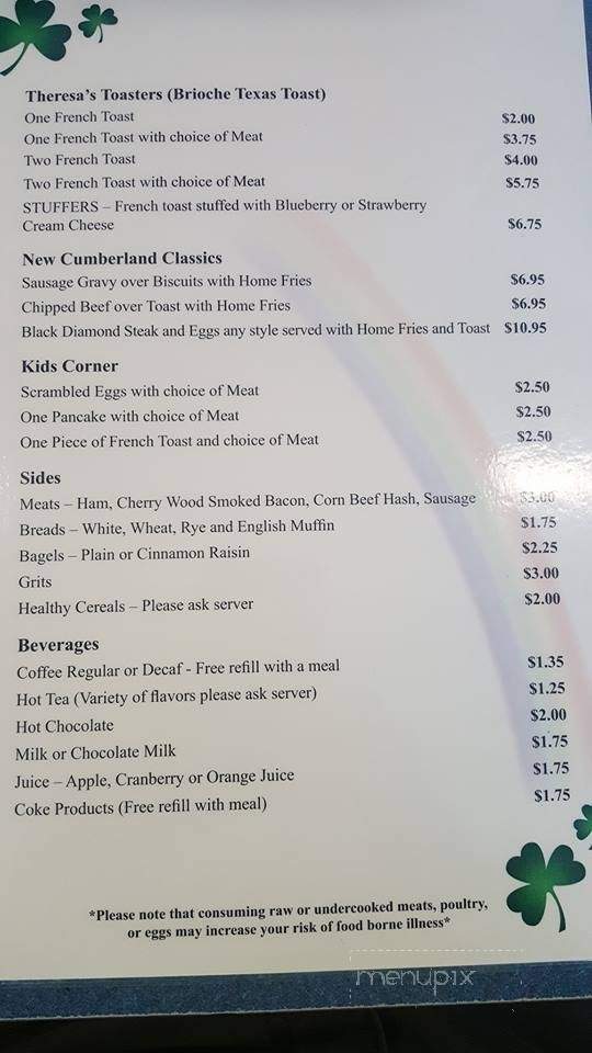 Murphy's Homestyle - New Cumberland, PA menu_pic