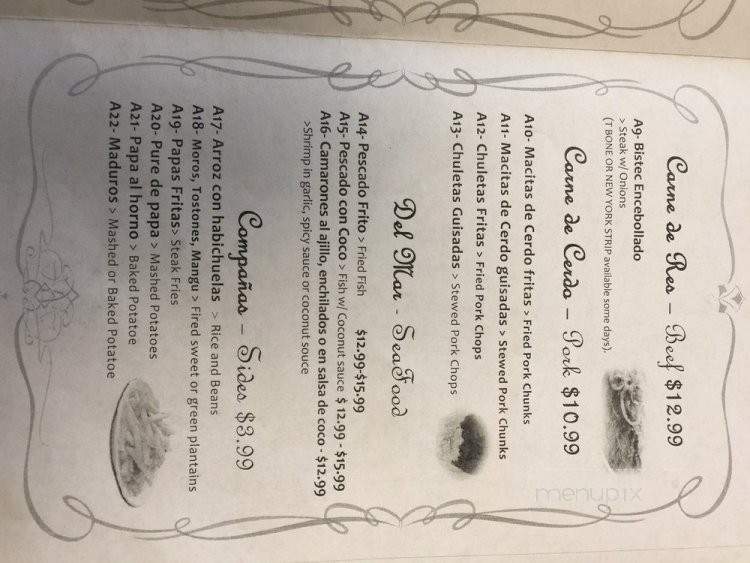 Mangu Cafe - Arlington, TX menu_pic