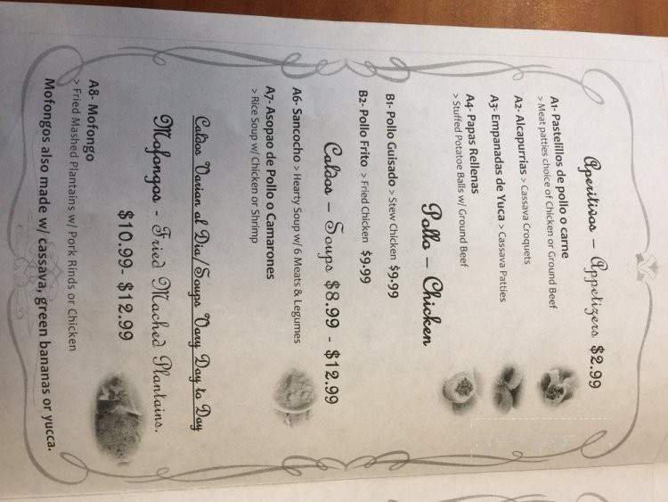 Mangu Cafe - Arlington, TX menu_pic
