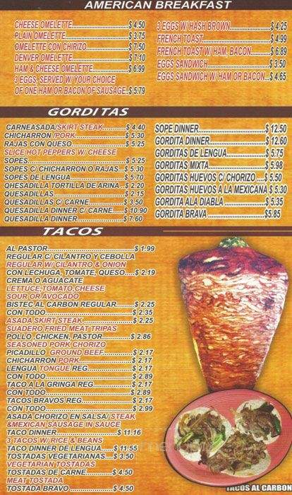 Taqueria Amigo Chino - Chicago, IL menu_pic