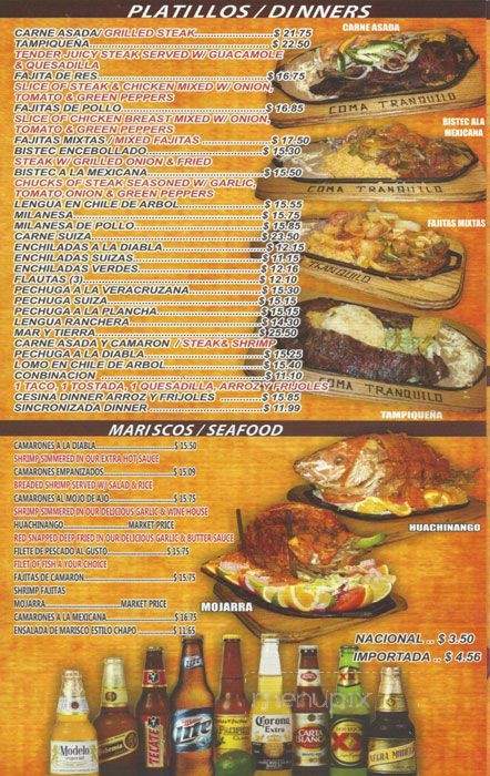 Taqueria Amigo Chino - Chicago, IL menu_pic