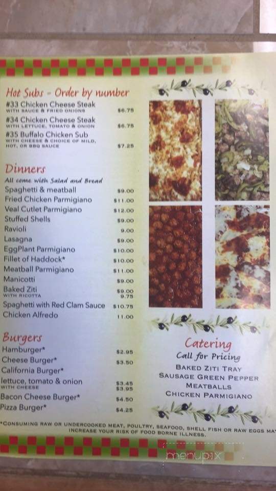 King's Pizza - Fogelsville, PA menu_pic