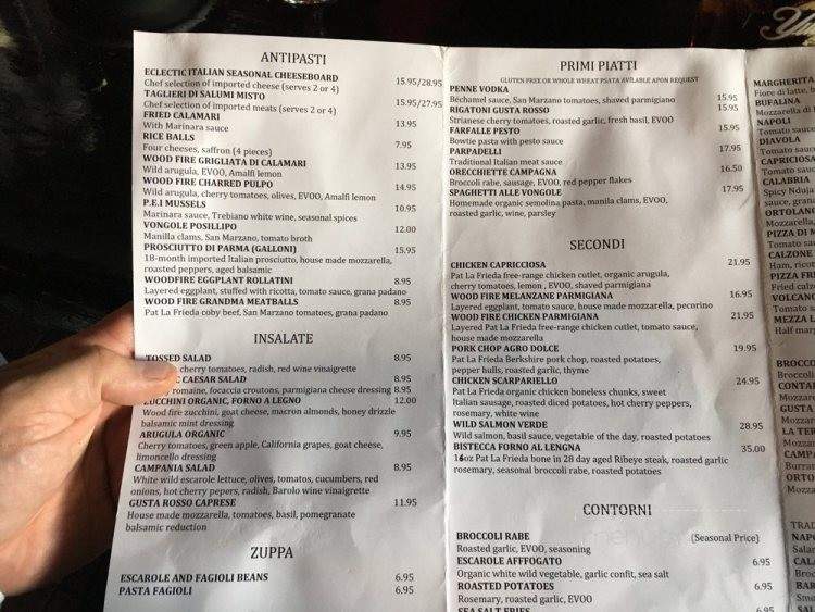 Gusta Rosso - Union, NJ menu_pic