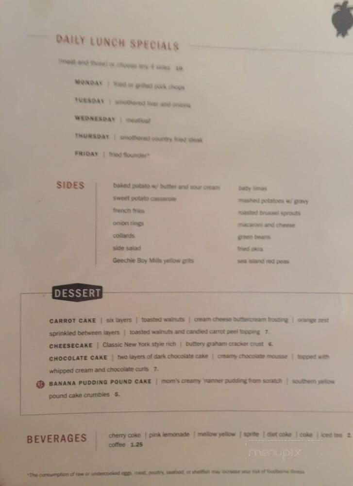 The Root Cellar - Lexington, SC menu_pic