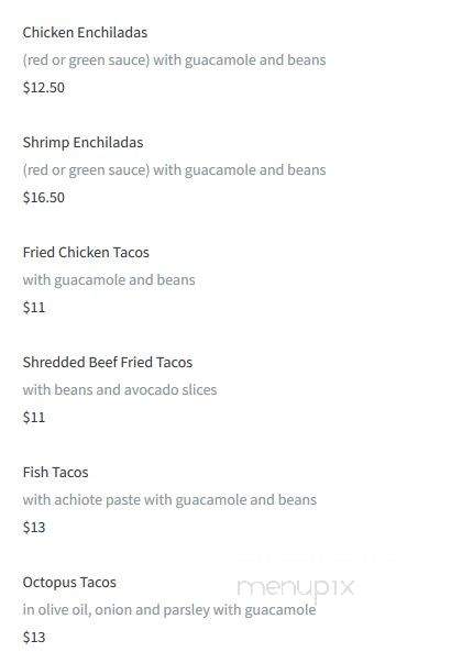 Playa Azul - Sparks, NV menu_pic
