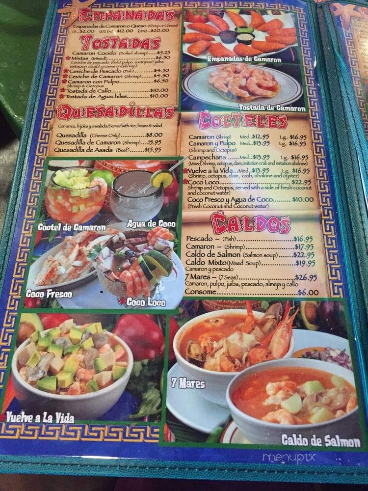 Las Islitas - Las Vegas, NV menu_pic