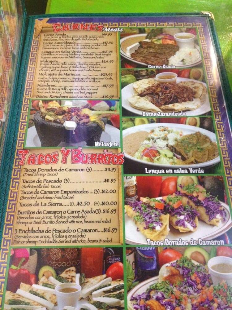 Las Islitas - Las Vegas, NV menu_pic