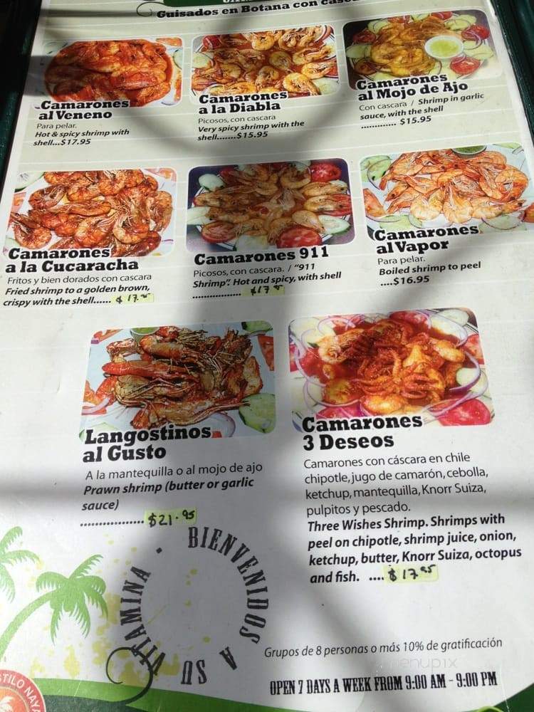 Las Islitas - Las Vegas, NV menu_pic