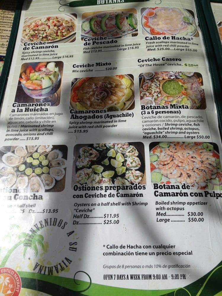 Las Islitas - Las Vegas, NV menu_pic
