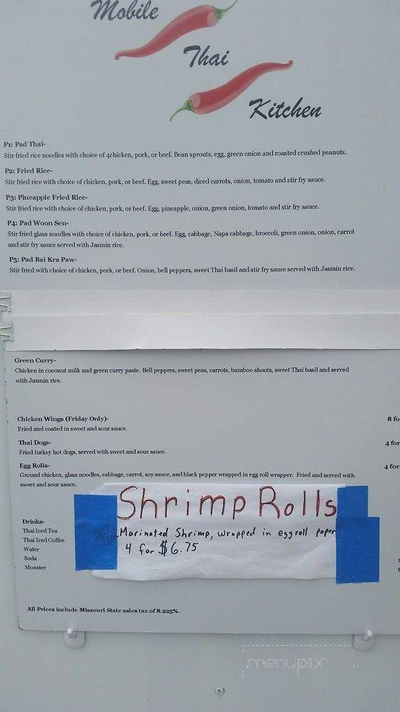 Mobile Thai Kitchen - Saint Robert, MO menu_pic