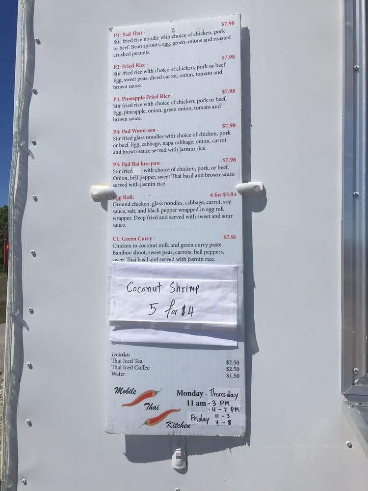 Mobile Thai Kitchen - Saint Robert, MO menu_pic