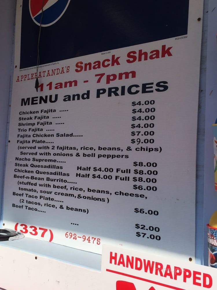 Apple Pa Tanda's - Arnaudville, LA menu_pic