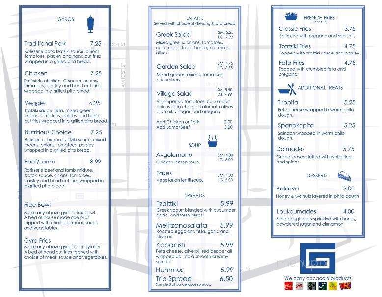 The Gyro Stop - Goffstown, NH menu_pic
