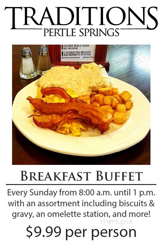 Traditions Restaurant - Grovespring, MO menu_pic
